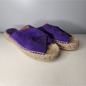 Free People Rope Sandals Flat Chunky Shoes Designer Size EU 36 US 5.5